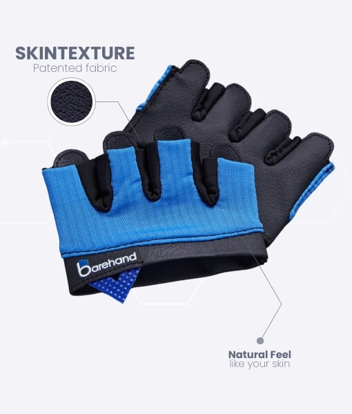 Barehand Gloves’ textured palm for a secure grip
