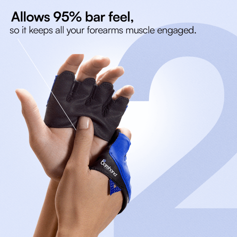 Barehand Gloves' adjustable wrist strap for a secure fit