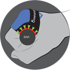 Barehand gloves minimalist hand protection